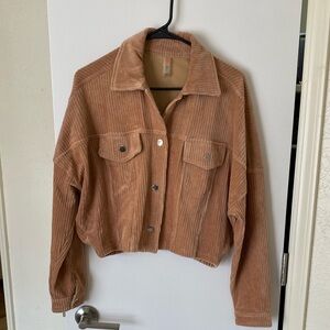 Mono B Tan Corduroy Jacket